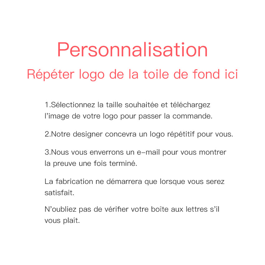 Toile de fond de salons commerciaux personnalisés et répétition d'événements promotionnels personnalisés TR3