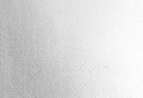 Photo Backdrop White Brick Wall Texture Background for Photography D-257