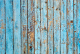 Toile de fond en bois cassé bleu pour la photographie des enfants G-404