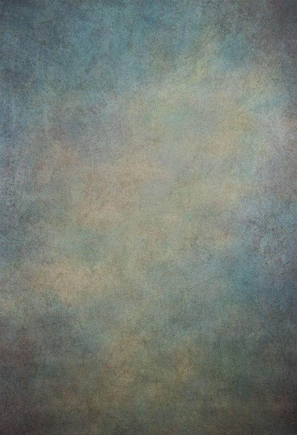 Blue Green Abstract Textured Photography Backdrop for Studio LV-1096