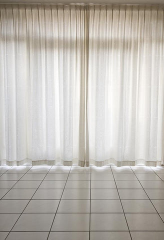 Window White Curtain Backdrop for Photography LV-289