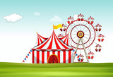 Circus Carnival Ferris Wheel Backdrop for Photography LV-527