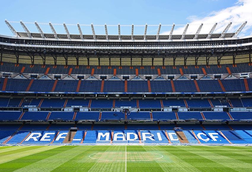 Madrid Stadium Green Grass Photography Backdrop LV-666