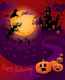 Festival Backdrops Halloween pumpkin Lantern Cartoon Backdrop IBD-P19061